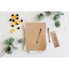 An,Empty,Vertical,Greeting,Card,Made,Of,Kraft,Paper,,A