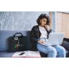 Pensive,Female,Freelancer,Checking,Email,And,Reading,Notification,Sitting,On