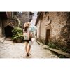 Full,Length,Portrait,Of,Young,Female,Hipster,Tourist,Wearing,Casual