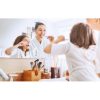 Happy,Family!,Mother,And,Daughter,Child,Girl,Are,Brushing,Teeth